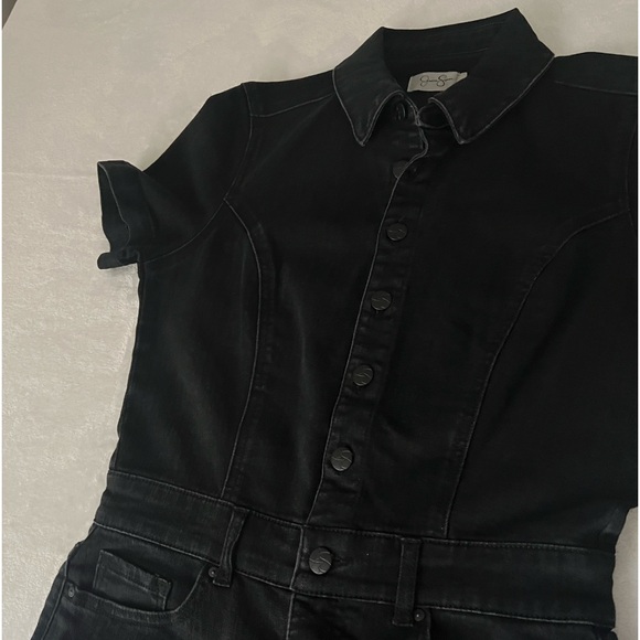 🖤 Black denim jumpsuit - Picture 7 of 16